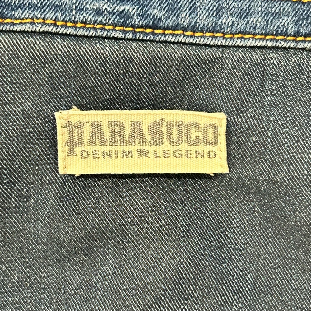 PARASUCO Distressed Cropped Denim Jacket in Women's Size Large - Picture 4 of 5